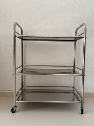 Carrito Auxiliar con Ruedas de Acero