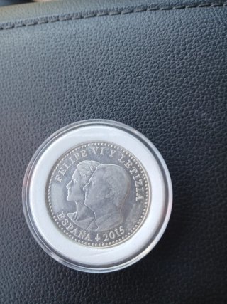 Moneda 30 Euros Plata 2015 El Quijote
