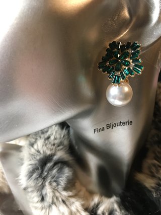Pendientes Fiesta Madrinas El Corte Inglés piedras