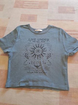 Camiseta pullBear Estampada Talla S