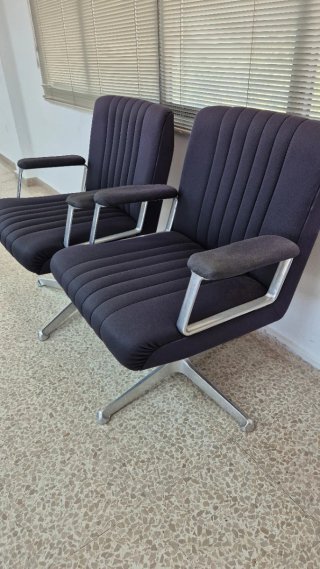 2 Poltrone Vintage Nere