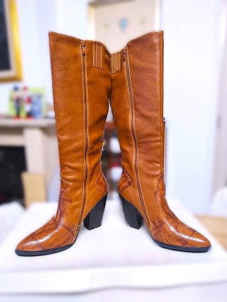Stivali texani Ideal Shoes marroni