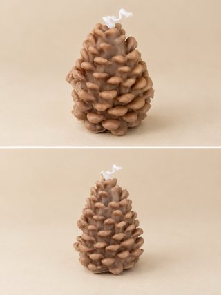 Vela de Cera de Soja con Forma de Piña