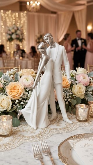 Figura Pareja Feliz Aniversario LLADRÓ