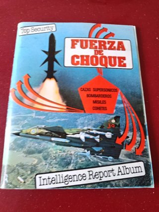Álbum de cromos Fuerza de Choque 240 cromos