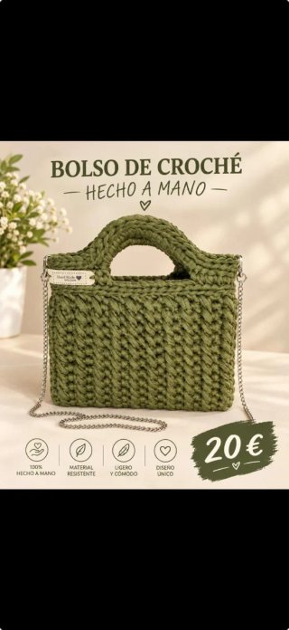 Bolso de Crochet Artesanal haz tu pedido