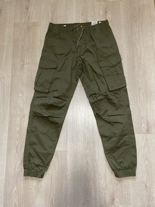 Pantalones Cargo Jack & Jones Verde Militar