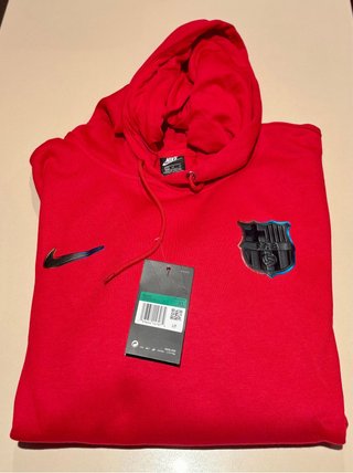 Sudadera Nike FCB Roja Talla XL