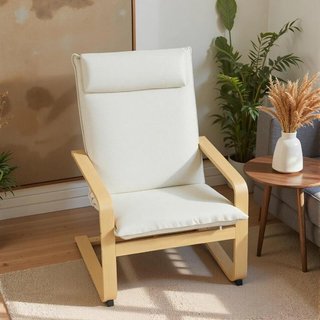 Sillón Lectura con Reposapiés y Respaldo Alto