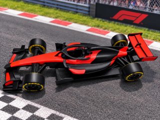 Coche de Fórmula 1 McLaren 3D.. 45 CMS largo