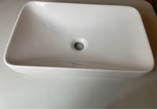 Lavabo Rectangular de Cerámica 48x30x13cm