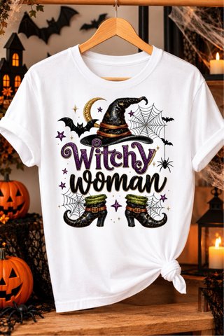 Camiseta Halloween Witchy Woman Talla M