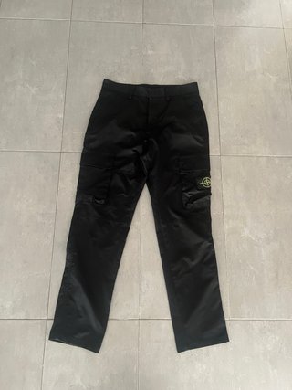 Pantalones Stone Island Negros Talla S