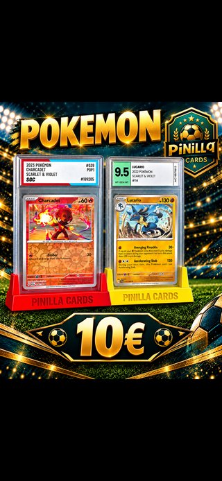 Lote 2 Cartas Pokémon Gradadas SGC