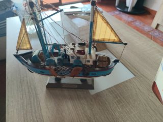 Lote de 2 maquetas de barcos