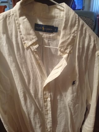 Camisa Ralph Lauren Blanca Talla L