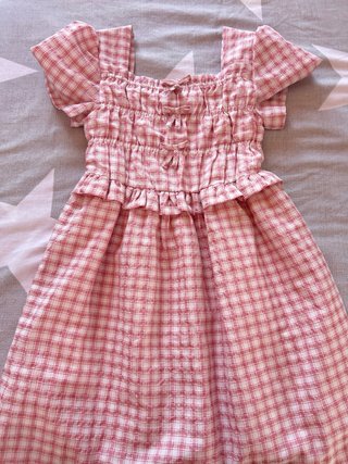 Vestido de niña a cuadros talla 10 años