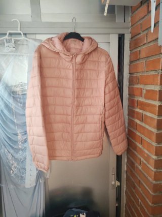 Cazadora Acolchada Rosa Talla M
