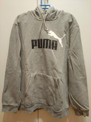 Sudadera Puma Gris con Capucha Talla L