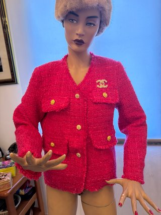 Chaqueta Chanel Fucsia