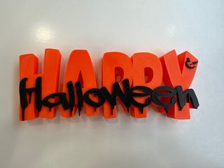 Cartel decorativo Happy Halloween