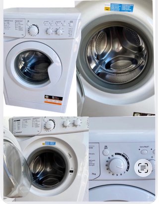 Lavadora Indesit 7kg Blanca