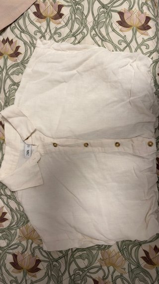 Camisa Blanca Zara niños