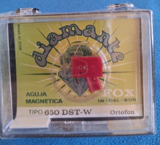 Aguja Fox 650 DST-W para Ortofon FF15D MKII