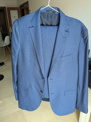Traje Massimo Dutti Azul Marino Talla L