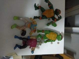Set di 4 Action Figure Tartarughe Ninja