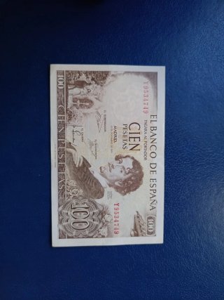 Billete de 100 Pesetas - 19 de Noviembre 1965