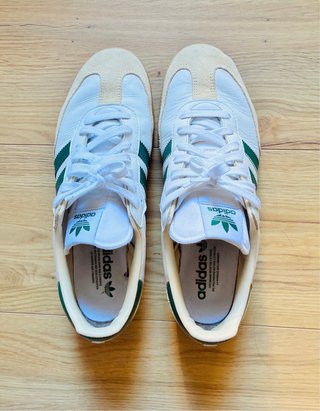 Zapatillas Adidas Samba Blancas y Verdes