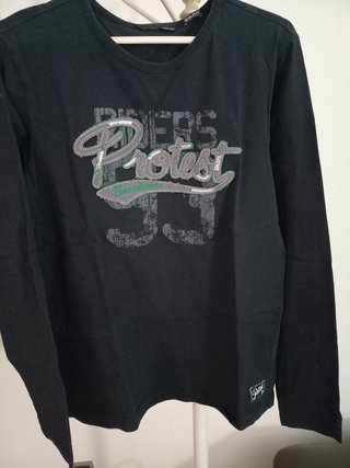 Camiseta manga larga Protest Boardwear negra