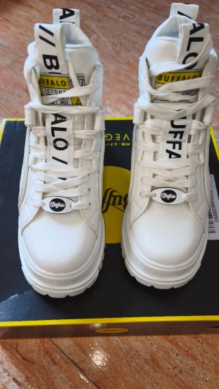 Botas Buffalo Blancas Talla 37