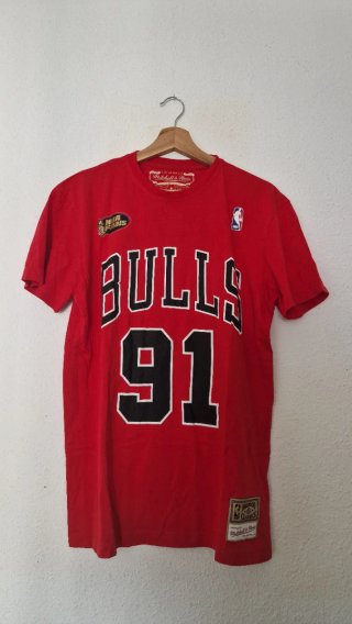 Camiseta Chicago Bulls 91 Mitchell & Ness