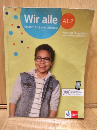 Libro texto de alemán: Wir alle A1.2. edit. Klett