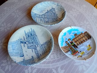 Set de 3 Platos Decorativos Valladolid y Salamanca