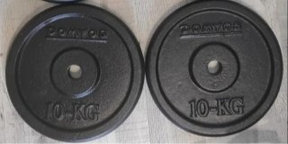 2 Discos Pesas Domyos 10kg