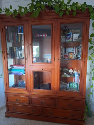 Mueble de Salón de Madera 200x200x30 cm