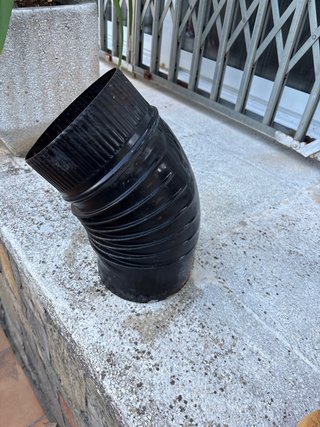 Codo para chimenea 45 170 mm