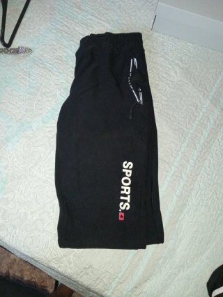 Pantalón Largo Deportivo Negro