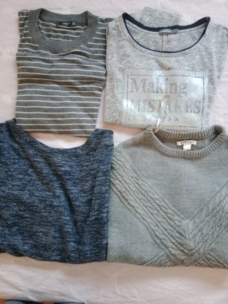 Lote de 4 Jerseys Talla M/L
