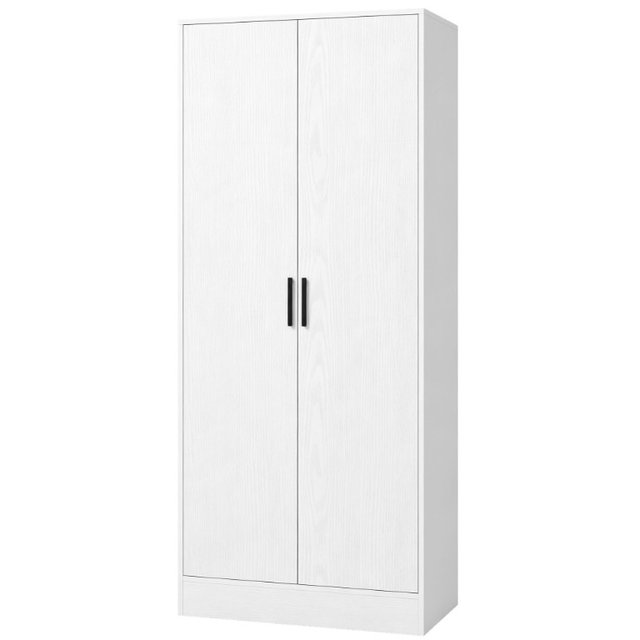Armario Slim con Barra para Colgar Ropa y Estantes