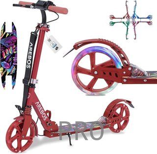 AREBOS ARHETRLR Patinete con ruedas de goma