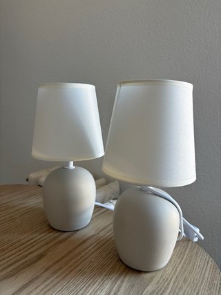 Set de 2 Lámparas de Mesita de Noche