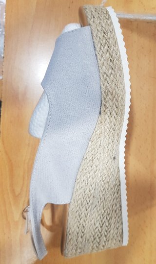 2 Sandalias de cuña grises Y negro