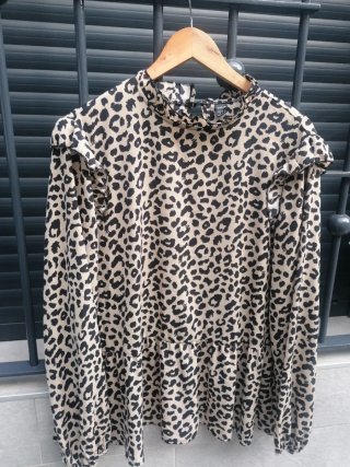 Camisa Estampado Animal Ichi Talla S