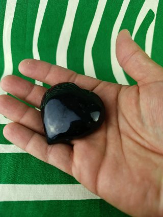 Corazón de Turmalina Negra