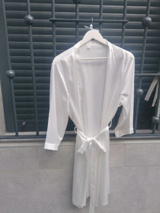 Bata de novia blanca