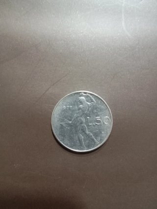 Moneta 50 Lire 1977